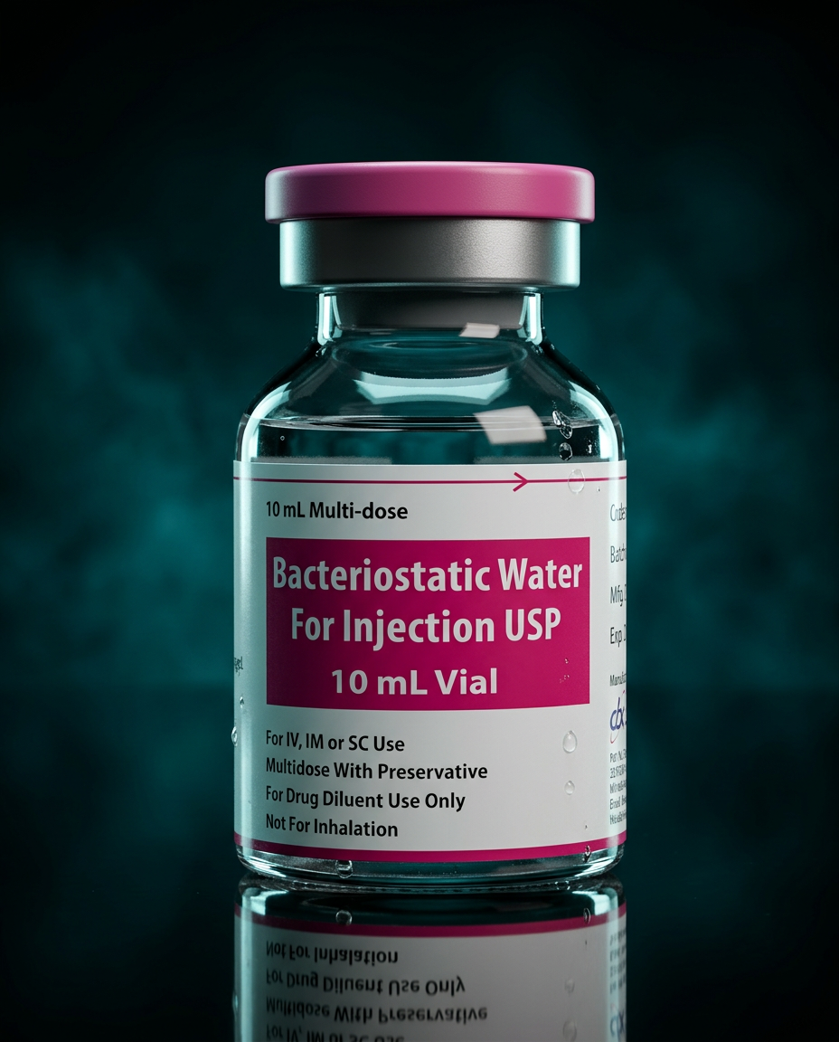 Bacteriostatic Water 10ML research vial — ENOS Labs USA