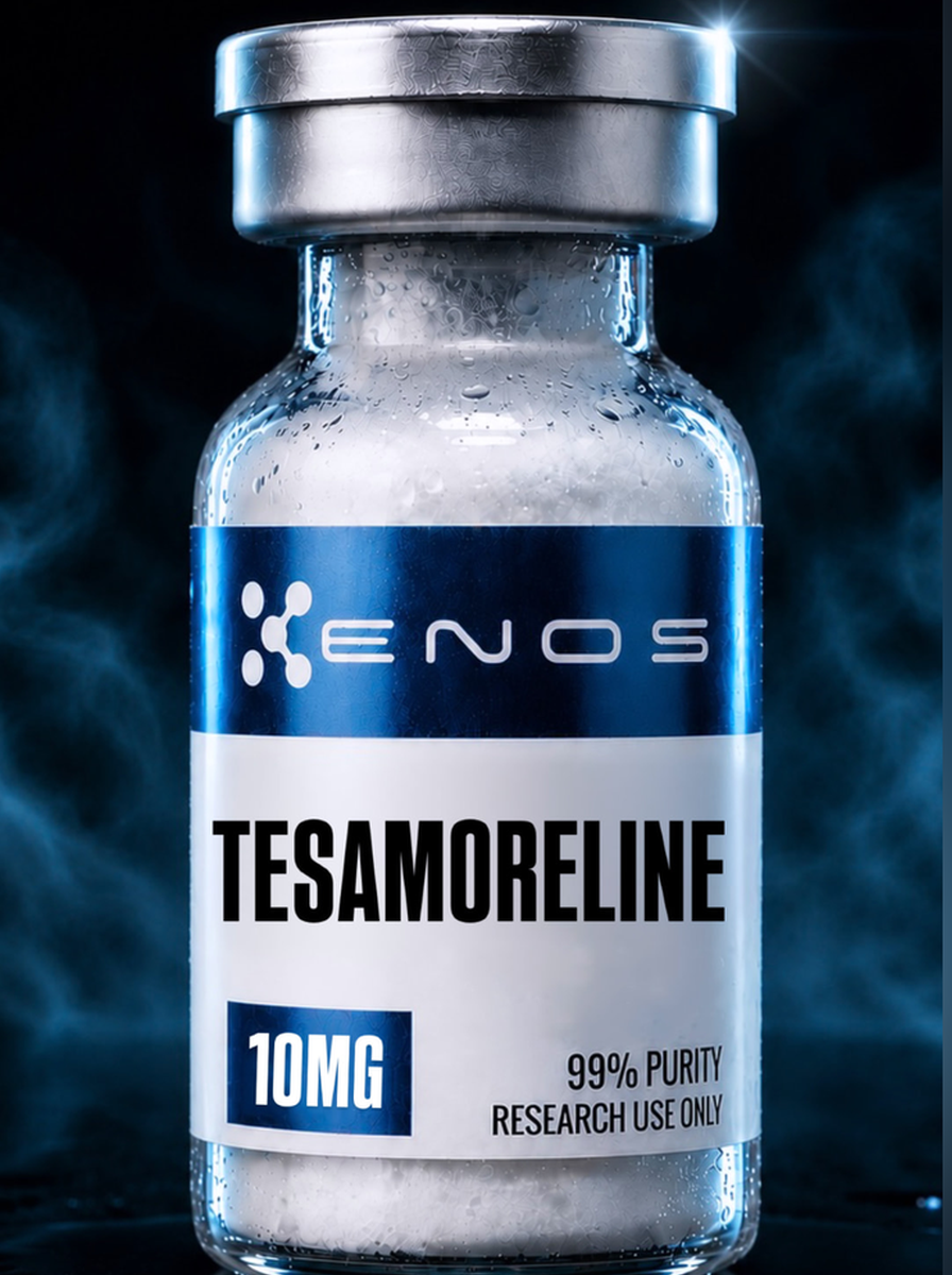 Tesamorelin 10MG research vial — ENOS Labs USA